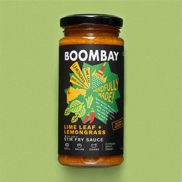Boombay Most Loved Stir Fry Sauces: Teriyaki, Garlic + Chilli & Lime Leaf + Lemongrass