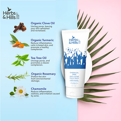 Herbs & Hills Anti Acne Face Pack
