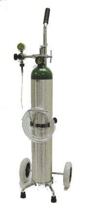Aluminum Oxygen Kit, Empty, 685 Liter