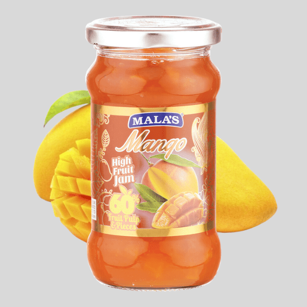 Mango High Fruit Jam 350gm Glass Bottle