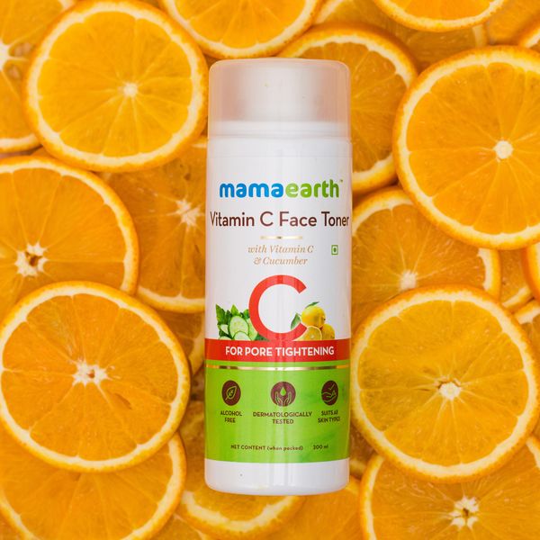 Mamaearth Vitamin C Face Toner with Vitamin C and Cucumber for Pore Tightening (200 ml)
