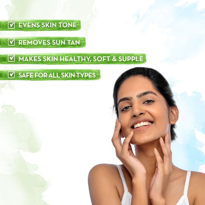 Mamaearth Ubtan Face Mask with Saffron and Turmeric for Skin Brightening and Tan Removal (100 gm)