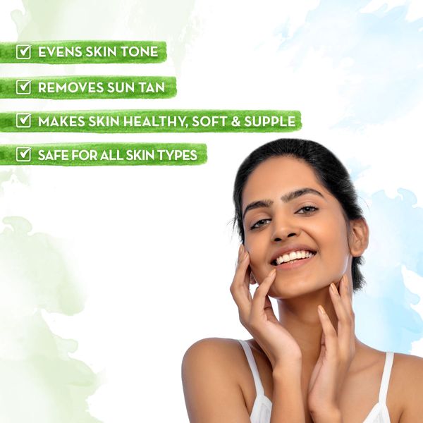 Mamaearth Ubtan Face Mask with Saffron and Turmeric for Skin Brightening and Tan Removal (100 gm)