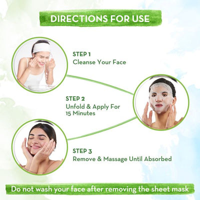 Mamaearth Ubtan Bamboo Sheet Mask with Turmeric and Saffron for Skin Brightening (25 gm)