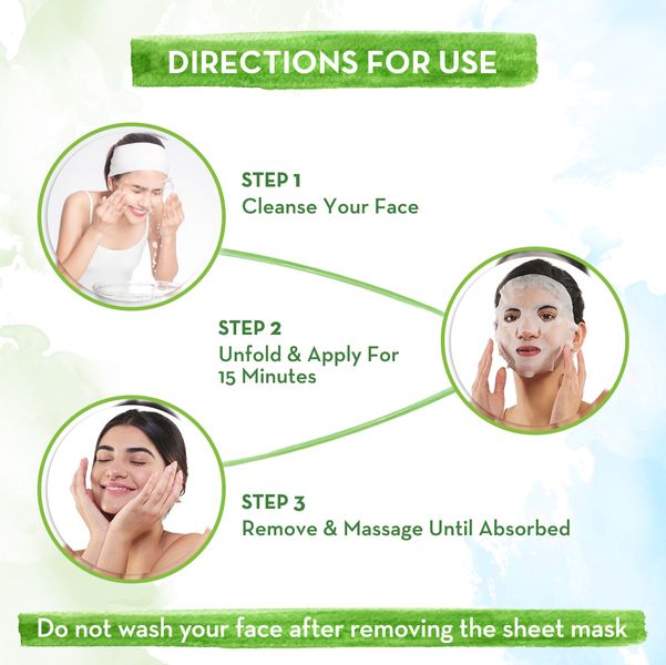 Mamaearth Ubtan Bamboo Sheet Mask with Turmeric and Saffron for Skin Brightening (25 gm)