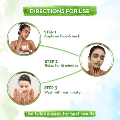 Mamaearth Ubtan Face Mask with Saffron and Turmeric for Skin Brightening and Tan Removal (100 gm)