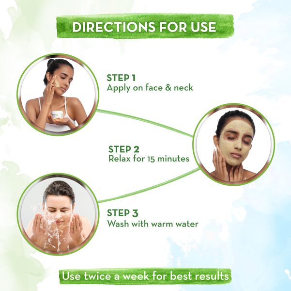 Mamaearth Ubtan Face Mask with Saffron and Turmeric for Skin Brightening and Tan Removal (100 gm)