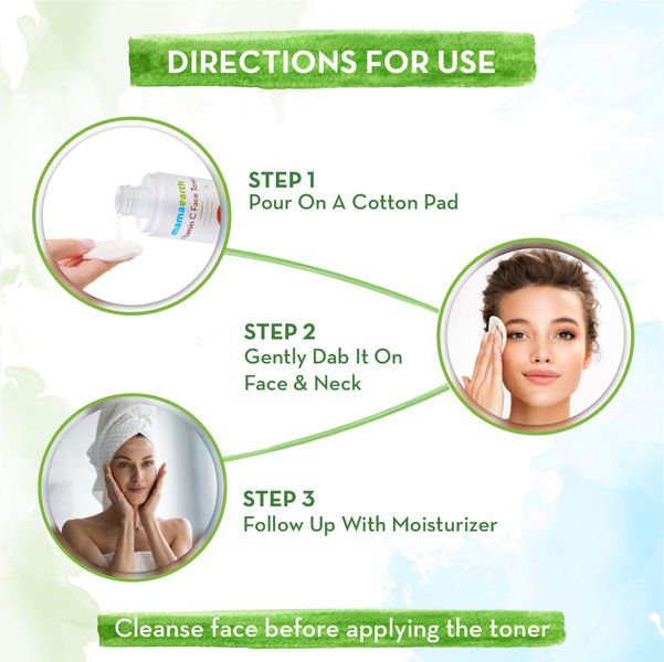 Mamaearth Vitamin C Face Toner with Vitamin C and Cucumber for Pore Tightening (200 ml)