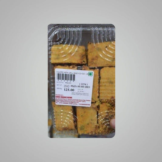 Manak Roasted Methi Grill Sandwich - 250 gms