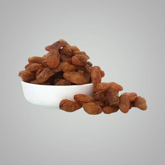 Munakka Raisins: Long, Sweet, and Brown - 250 gms