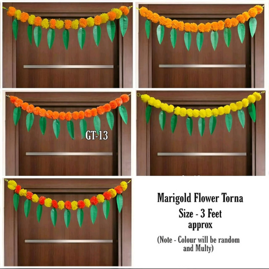 Marigold bandhanwar for door | Set of 10
