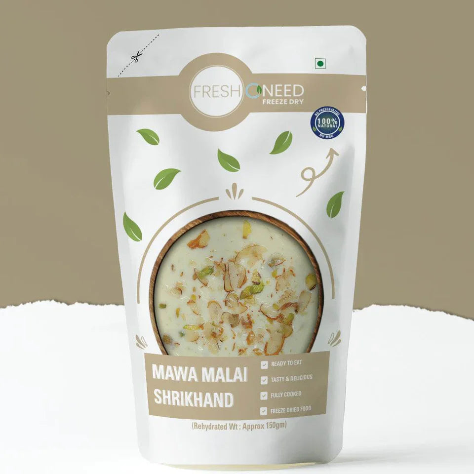 Fresh O Need Mawa Malai Shrikhand - Ready To Eat 150 gms