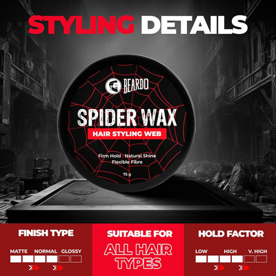 Beardo Spider Wax Hair Styling Web