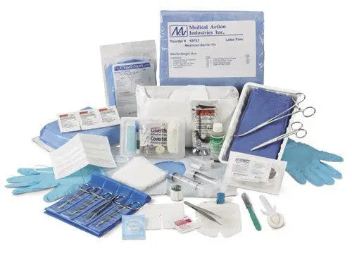 Suture Removal Kit with Iris Scissors, Tissue Forceps