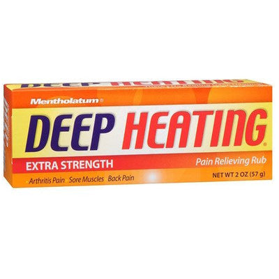 Mentholatum Deep Heating Pain Relief Muscle Rub, 2 oz