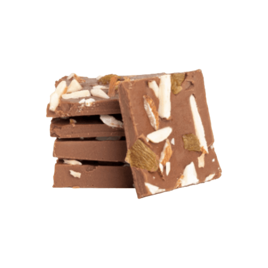Bharat Krishna bakery Milk fruit & nut chocolate - 250 gms