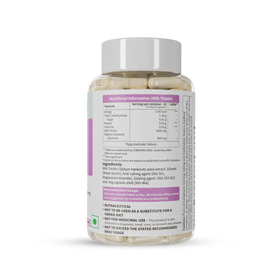 High Strength Milk Thistle Capsules For Liver Health