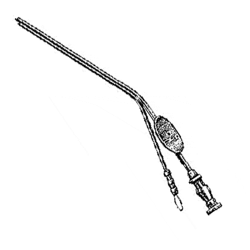 William-House Suction-Irrigation Tube with Thumb Plate & Cut-Off