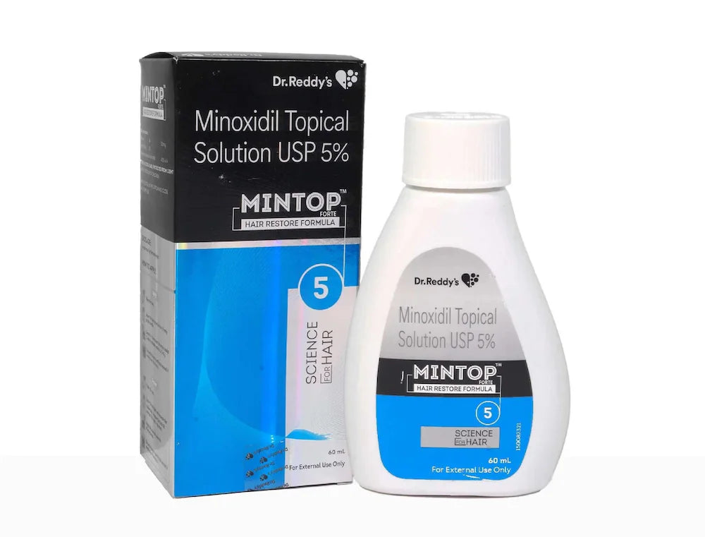 Mintop Forte 5% Minoxidil Solution - 60 ml