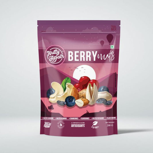 Nutty Affair Berry Nuts Trial Mix Pack 200 Gms