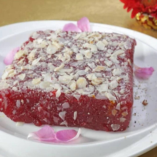 Mohanlal's Mithaiwala Raspberry Badami Halwa - 500 gms
