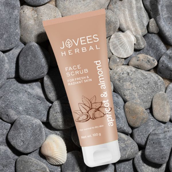 Jovees Apricot & Almond Face Scrub Infused with Wheatgerm Oil