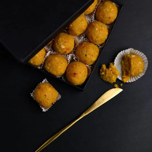 Vijay Dairy Motichur Dryfruits Laddu | 500 gms