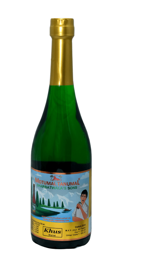 Motumal Tanumal Khus Sharbat - 750 ML Holi Special