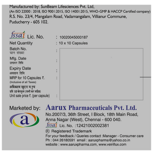 Aarux Veinflux Capsules