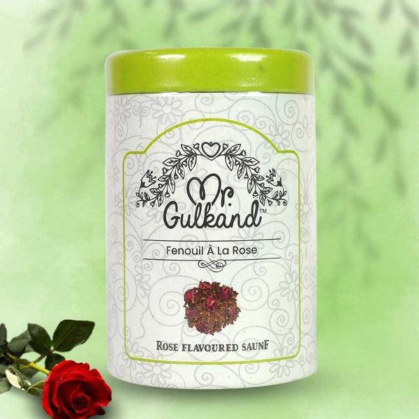 Mr. Gulkand Rose Flavour Fennel Seeds - 100 gms