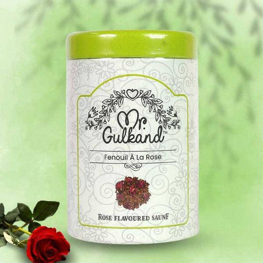 Mr. Gulkand Rose Flavour Fennel Seeds - 100 gms