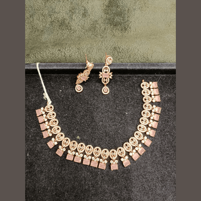American Diamond  Neckless Set With Earring Collection
