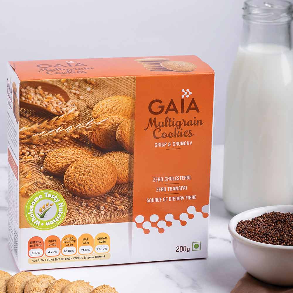 Gaia Multigrain Cookies | 400 gms
