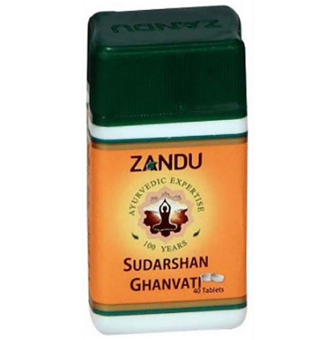 Zandu Sudarshan Ghanvati | Ayurvedic Tablets | Pack of 40 Tablets