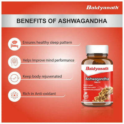 Baidyanath Kolkata Ashwagandha Tablets