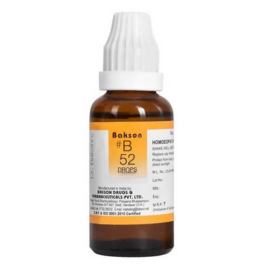 Bakson's Homeopathy B52 Drops