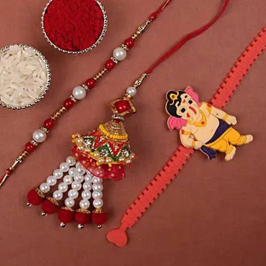Family Rakhi Set With Celebrations Box