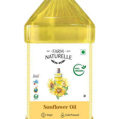Farm Naturelle Organic Virgin Cold Pressed Sunflower Oil