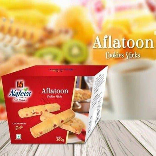 Nafees Aflatoon Cookies Sticks - 200 gms
