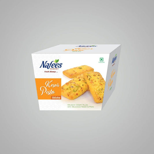 Nafees Kesar Pista Sticks Cookies - 200 gms