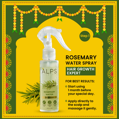 Alps Goodness Bridal Glow Kit (Beetroot Powder, Rose Water, Rosemary Water, Gold Facial Kit & Shea Butter)