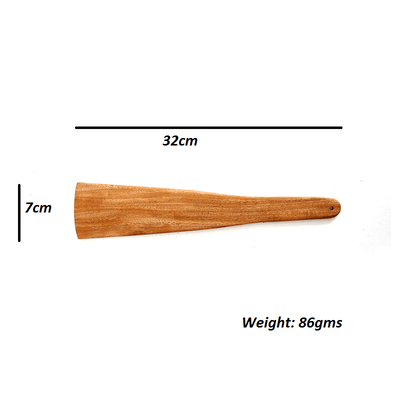 100% Natural Neem Wood Cooking & Serving Spoons/Spatula/Ladles, Set of 3, Toxin-free, Anti-microbial