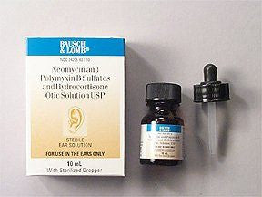 Neomycin, Polymyxin B and Hydrocortisone Combination Ear Drops, 10 mL (Rx)