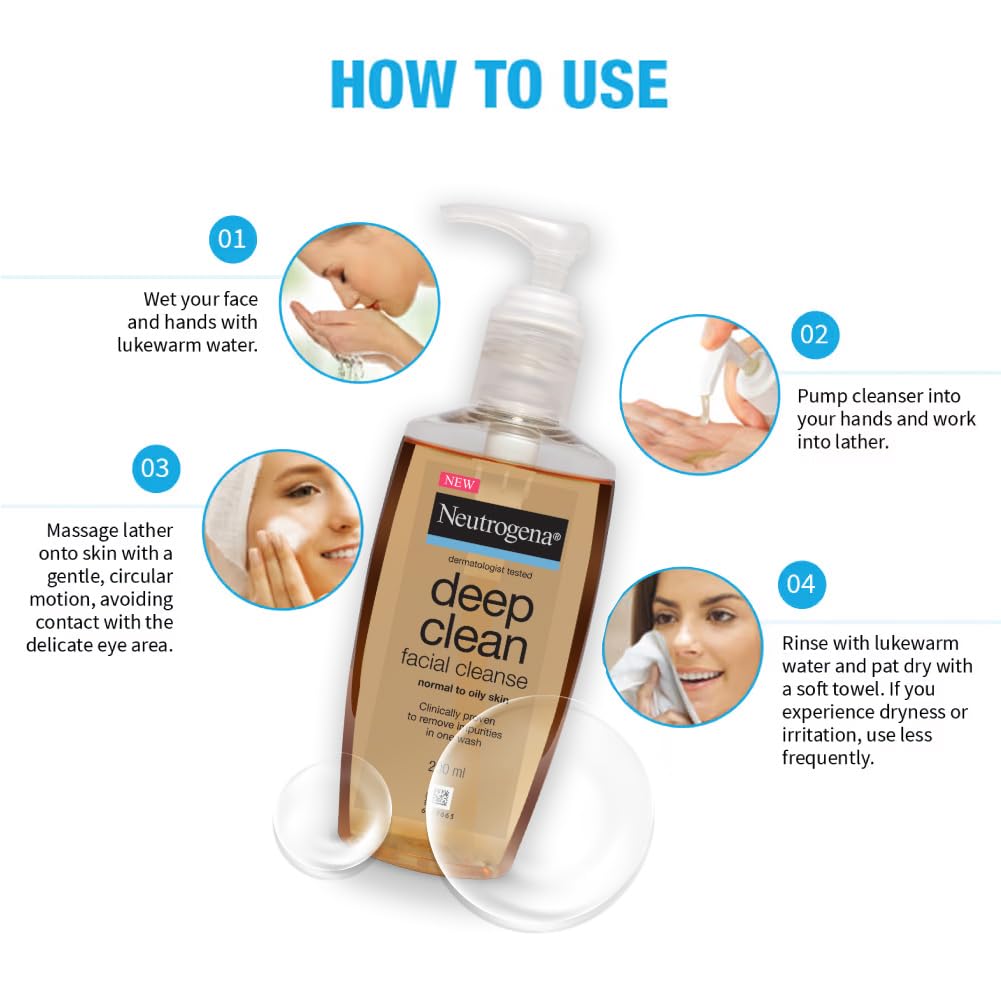 Neutrogena Deep Clean Facial Cleanser
