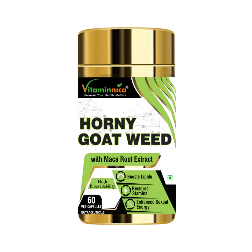 Horny Goat Weed with Maca Root Extract Supports Strength, Stamina & Performance