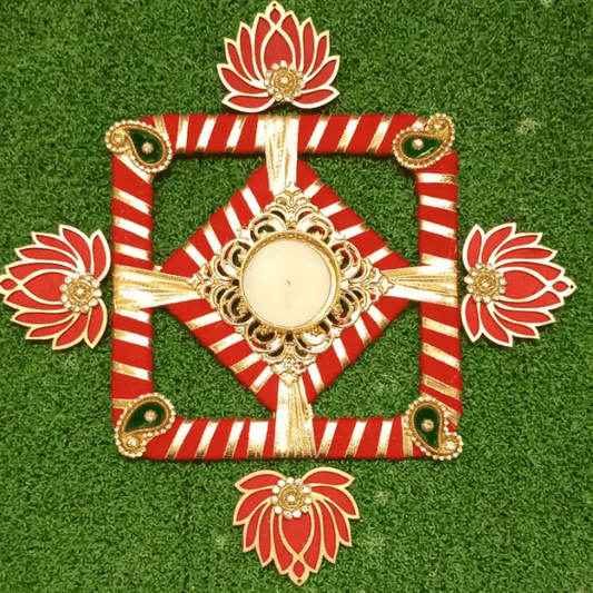 Lotus Rangoli Decoration