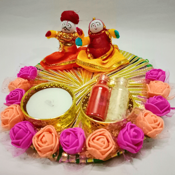 Roli-Chawal Platter Set of 2