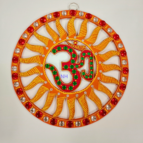 Nilanchal Handicraft Indore Om Wall piece chakra Art