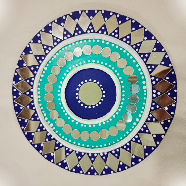 Nilanchal Handicraft Indore Lippan Wall piece | Mirror Art