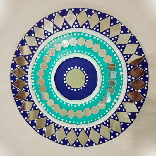 Nilanchal Handicraft Indore Lippan Wall piece | Mirror Art
